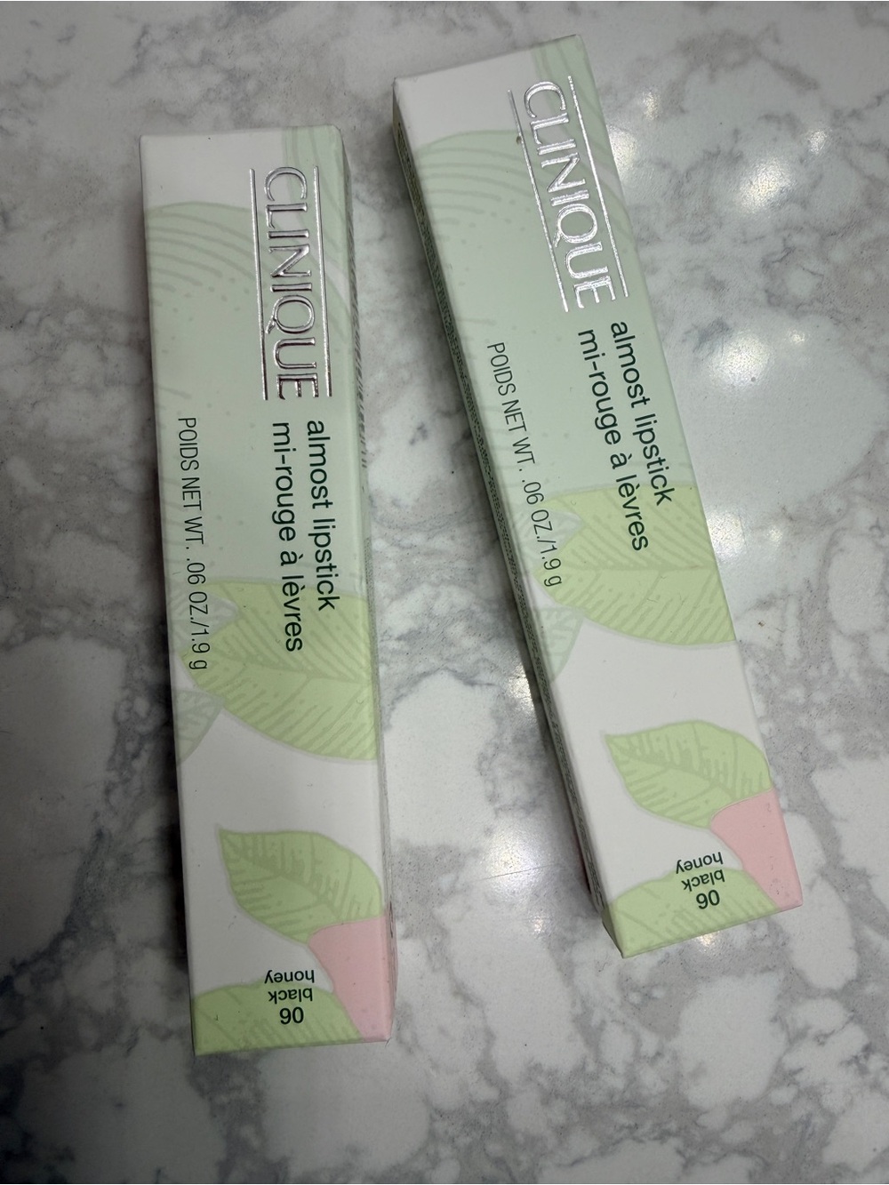 Clinique Almost Lipstick in 06 Black Honey TWO PACK! Brand new! Never opened!